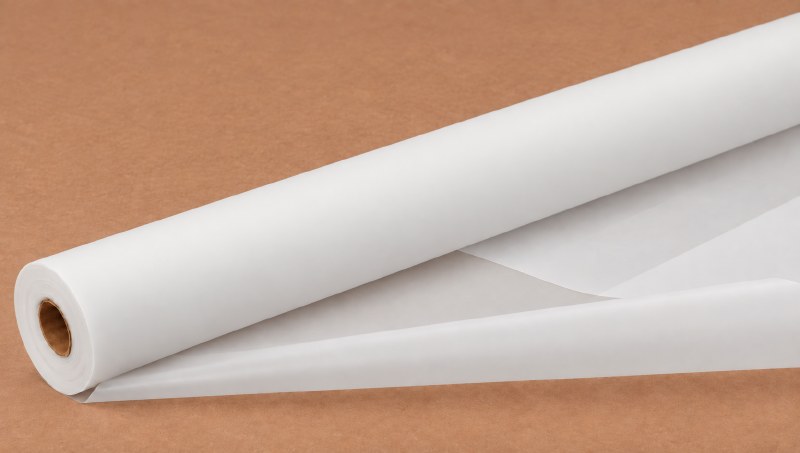 Picture of Frosted Florist Cellophane Wrap 80cmx80m- 50 micron bouquet wrapping film White